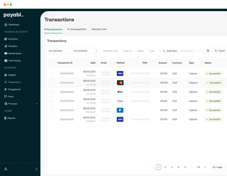 Accept payments anywhere