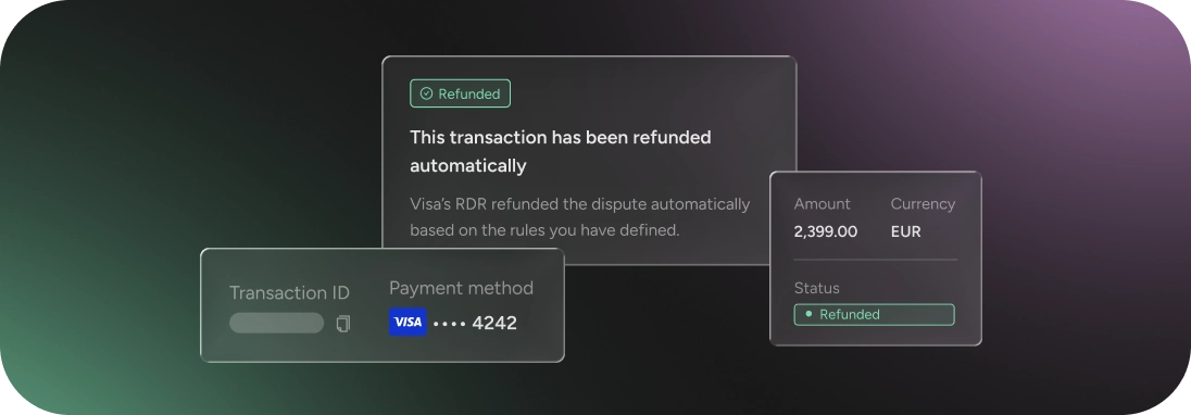 Visa RDR